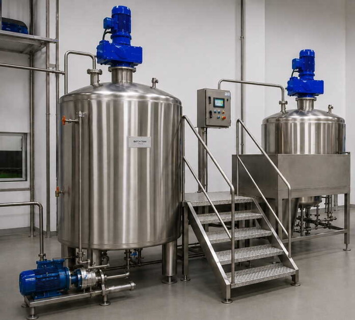 Mixer for liquid detergent