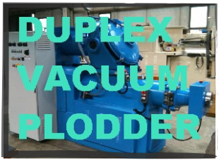 Duplex Vacuum Plodder - soap Extruder